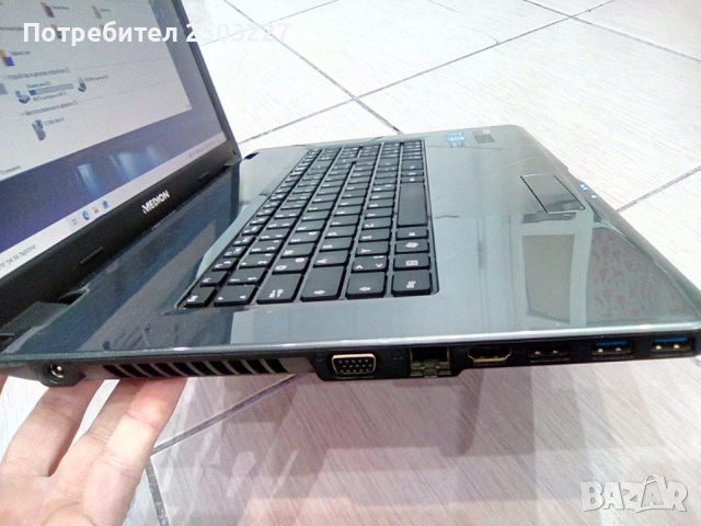 Лаптоп MEDION AKOYA Notebook P7624 MD 98920 - 4 процесора, снимка 8 - Лаптопи за работа - 53395988
