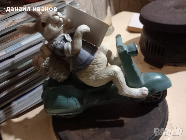 заек на мотор великден , снимка 1