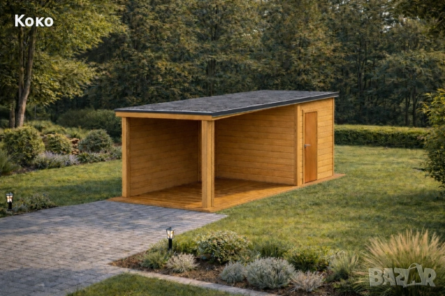 Навес-Гараж със сервизно помещение, снимка 3 - Магазини - 52562819