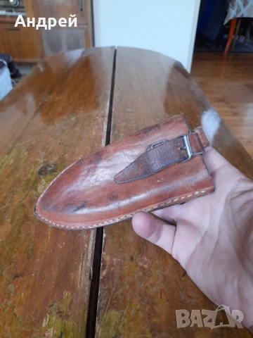 Стара кожена кания, снимка 2 - Други ценни предмети - 51066151
