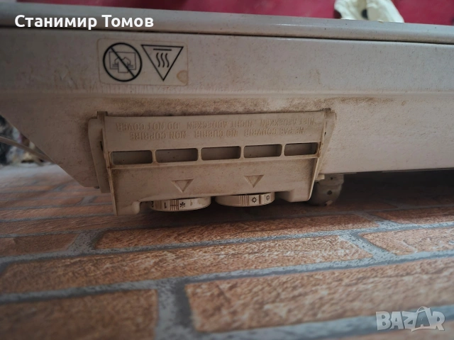 стенна електрическа печка, снимка 2 - Отоплителни печки - 53247268