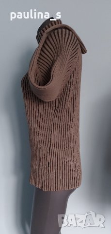 Марков спортен пуловер с поло яка / голям размер , снимка 7 - Пуловери - 44256000