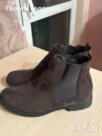 Често нови, велурени боти, снимка 3 - Дамски боти - 51480674