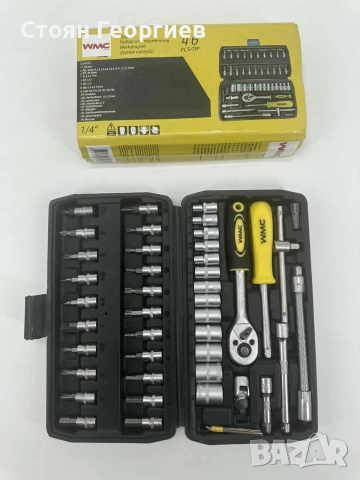 Чисто нов Комплект Гедоре 46 части WMC, снимка 3 - Гедорета - 52795764