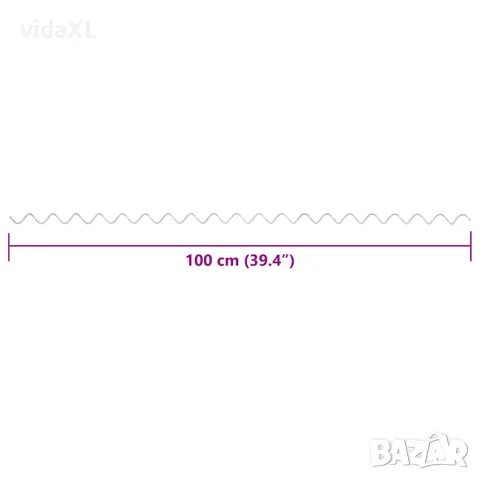 vidaXL Спирали за габион, 24 бр, поцинкована стомана, 100 см, снимка 8 - Огради и мрежи - 56146147