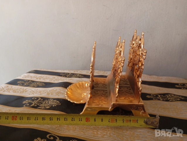 Винтидж салфетник,поставка за писма, снимка 6 - Антикварни и старинни предмети - 52910828