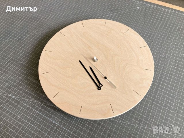 Направи си сам Часовник, Заготовка от Дърво Ф30, Оригинален Подарък