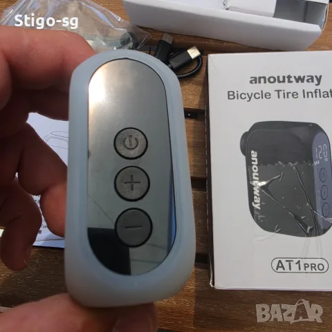 Мини помпа за велосипеди Anoutway AS210 PRO AT1 PRO, снимка 6 - Аксесоари за велосипеди - 56161884