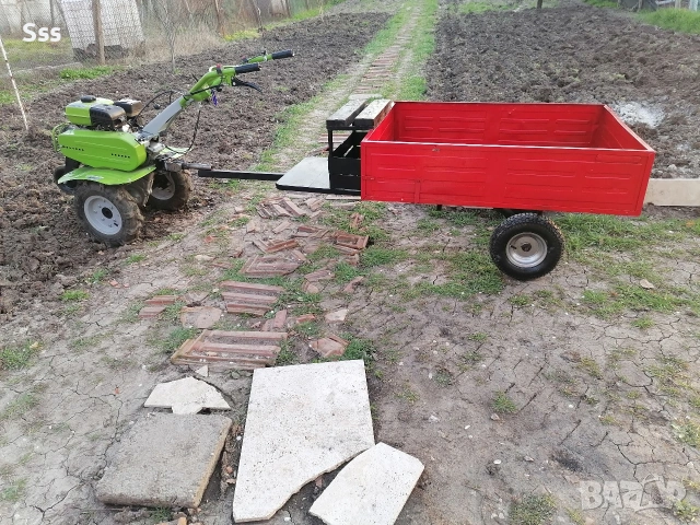 Ремарке за мотофреза Без спирачки , снимка 3 - Ремаркета - 53772699