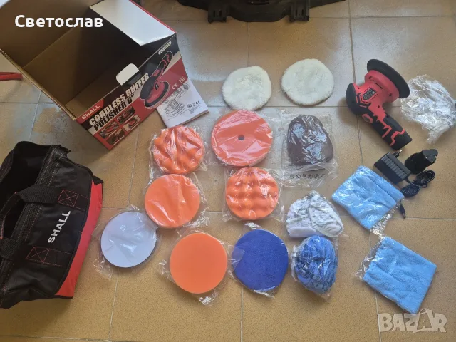 Нова акумулаторна полирмашина Shall