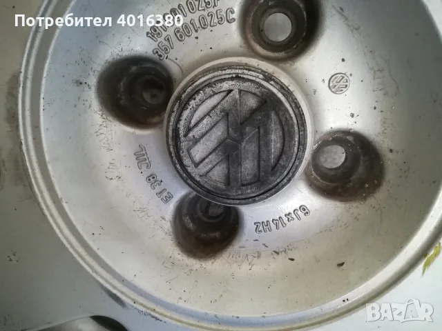 Джанти алуминиеви 14 цола за фолксваген, снимка 2 - Гуми и джанти - 56328057