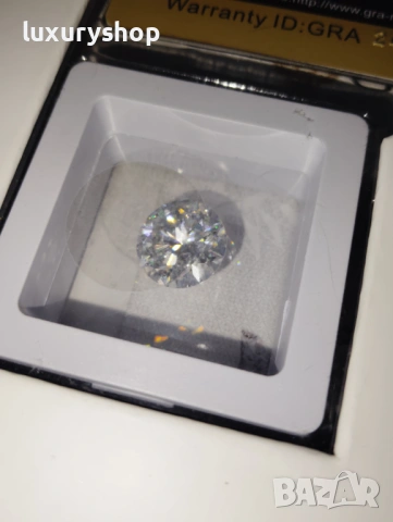 Диамант Лаб - М 12 карата нов, моисанит с сертификат и луксозна кутия, снимка 7 - Бижутерийни комплекти - 53065890