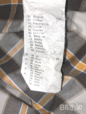 Fjallraven Sarek Flannel Shirt LS Comfort Fit (L) мъжка спортна риза, снимка 7 - Ризи - 42147507