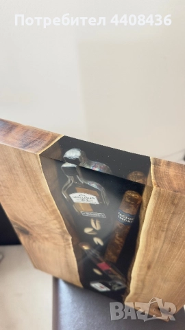 Дъска от орех и епоксидна смола, снимка 2 - Прибори за хранене, готвене и сервиране - 52209393