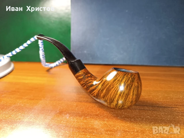 Лула от българск. майстор Георги Бояджиев,красива,от висок клас-"А",в прекрасно състояние,като НОВА!, снимка 6 - Лули - 50812054