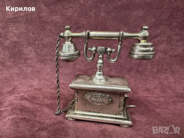 Ретро Телефон сребро-0,800.