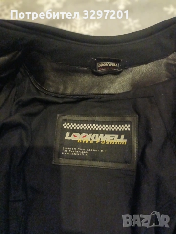 мото кожено яке с протектори, снимка 6 - Якета - 53223905