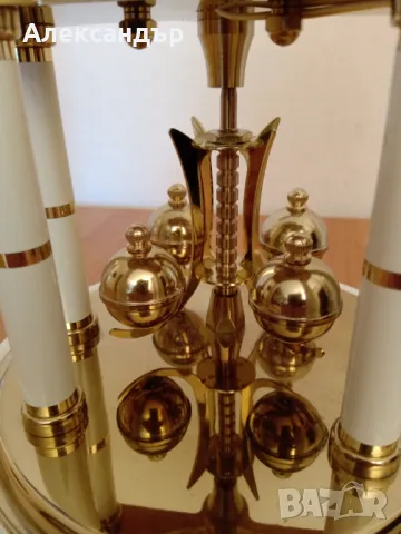  Настолен часовник с колба SCHATZ, снимка 6 - Антикварни и старинни предмети - 50336061