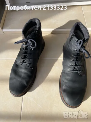 Зимни обувки Rieker Тъмносин 45 номер, снимка 3 - Мъжки боти - 48893057