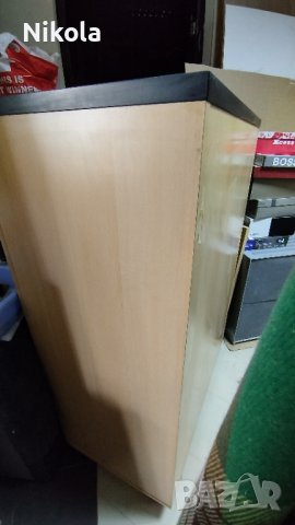 Офис шкаф - двукрил гардероб с рафтове 80/45/123см с кюч, снимка 5 - Шкафове - 42291906