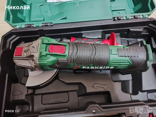 Акумулаторен ъглошлайф Parkside PWSA 20-Li G4, снимка 2 - Ъглошлайфи - 56166999