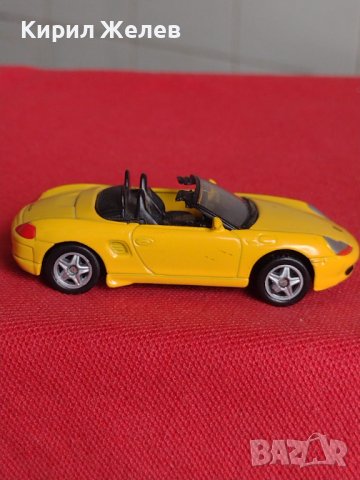 Метална количка PORSCHE BOXSTER MADE IN CHINA WELLY за КОЛЕКЦИЯ ДЕКОРАЦИЯ 68861, снимка 3 - Колекции - 40679404