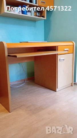 БЮРО - д 120 см , в 75 см, ш 60 см - ПОЛСКА серия мебели FORTE APLI, снимка 12 - Бюра - 51440335