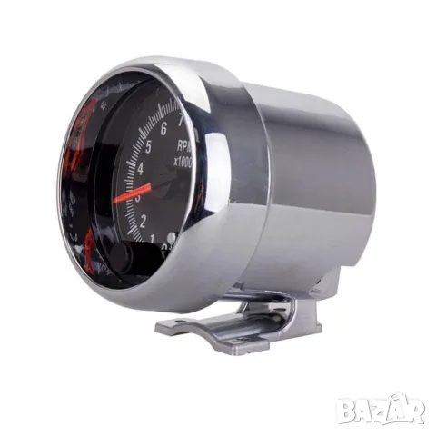 Черен оборотомер 3.75 инча до 11000 RPM за 8 цилиндъра, снимка 2 - Аксесоари и консумативи - 55865464