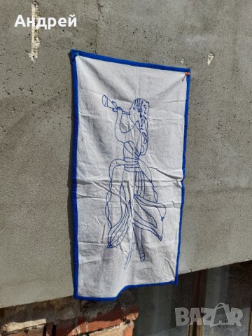 Старинен бродиран ковьор,покривка за стена #140, снимка 2 - Други ценни предмети - 34018100