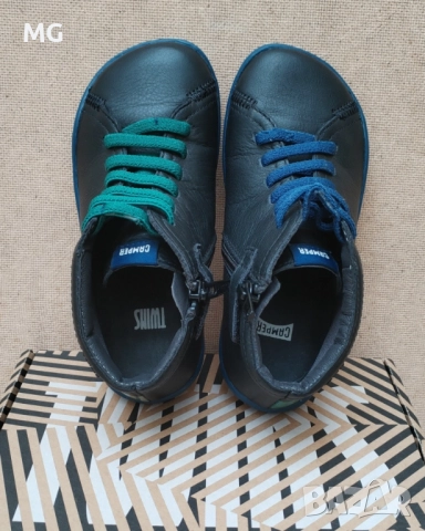 Camper TWS kids детски обувки от естествена кожа с цип #EU28/17см., снимка 11 - Детски обувки - 51945089