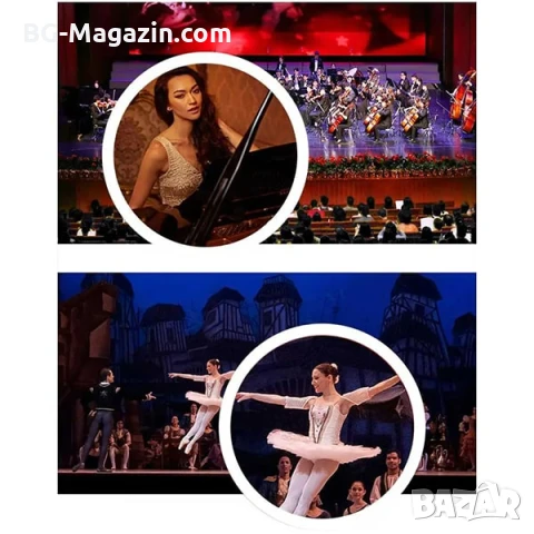 Златист театрален бинокъл с дръжка 3×25 за театър опера концерти подарък мощен 3X увеличение, снимка 6 - Други ценни предмети - 50931365