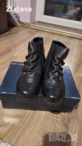 Боти естествена кожа , снимка 4 - Дамски боти - 43684833