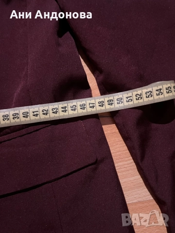 Сако в цвят бордо, снимка 2 - Сака - 52464622