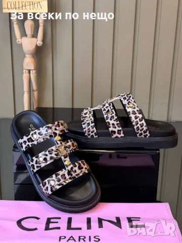 Celine Дамски Чехли Селин - 3 Налични Цвята Код E283, снимка 4 - Чехли - 50415594