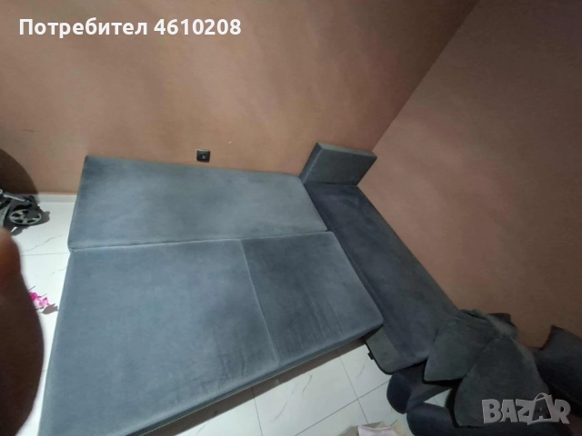 растителен ъглов диван , снимка 3 - Дивани и мека мебел - 51998153