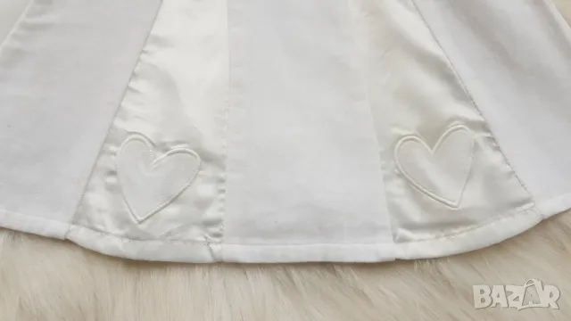 Детска бяла рокля H&M 9-12 месеца, снимка 14 - Бебешки рокли - 48372341