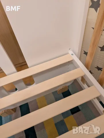 Ново бебешко дървено легло Interbaby 120/60 с гаранция, снимка 7 - Кошарки - 55793163