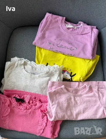 Лот бебешки дрехи за момиче 74 см mayoral hm , снимка 4 - Комплекти за бебе - 49618937