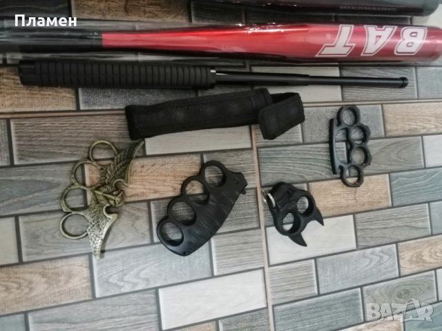Метален бокс за ръка 3 вида , нож бокс 2в1, полицейска палка телескопична, алуминиева бухалка, снимка 6 - Ножове - 19301888