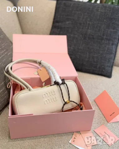 Miu Miu Belair Дамска чанта дамска чанта, кожа, снимка 7 - Чанти - 55930828