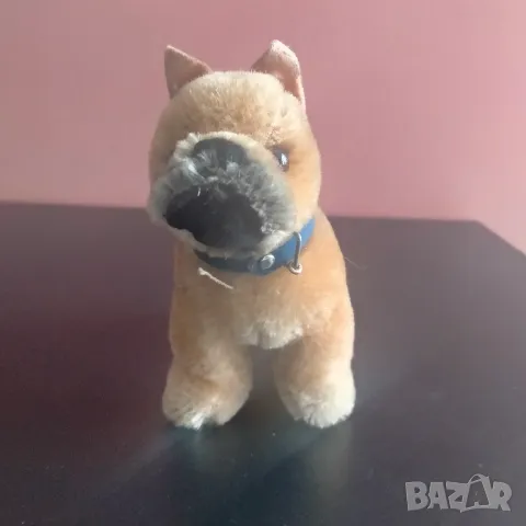 Колекционерска мека играчка Steiff Boxer Dog Germany 4.5" , снимка 4 - Колекции - 47423681