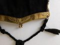 19  век  дамска чанта черно кадифе със месингови обков , снимка 8