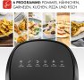 Air fryer ЕЪР ФРАЙЪР фритюрник с горещ въздух без мазнина 4 L, 6 програми, 1400 W, снимка 6