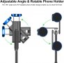 Висококачествен безжичен bluetooth селфи стик - трипод, Bluetooth remote, съвместим с iPhone, Androi, снимка 3
