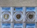 Серия разменни монети 2002 година България (мат-гланц) PCGS , снимка 6