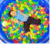 Топки за басейн многоцветни кухи  100 броя, снимка 1 - Детски топки - 35995027