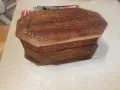 РЪЧНО ИЗРАБОТЕНА ДЪРВЕНА КУТИЯ СЪС ЗЛАТНИ ИНКРУСТАЦИИ 3108261850L4, снимка 6