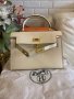 Чанта Кели*ЕРМЕС 25см*Hermes Kelly Mini*Epsom Leather Gold Hardware, снимка 11