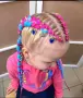 🎁Боксьорски Плитки 👑Box braids Детски прически Опашки Бохо Туистъри Ариел Къдрици Афро Канекалон , снимка 10