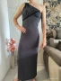 Дълга елегантна рокля с едно рамо - нова, снимка 1